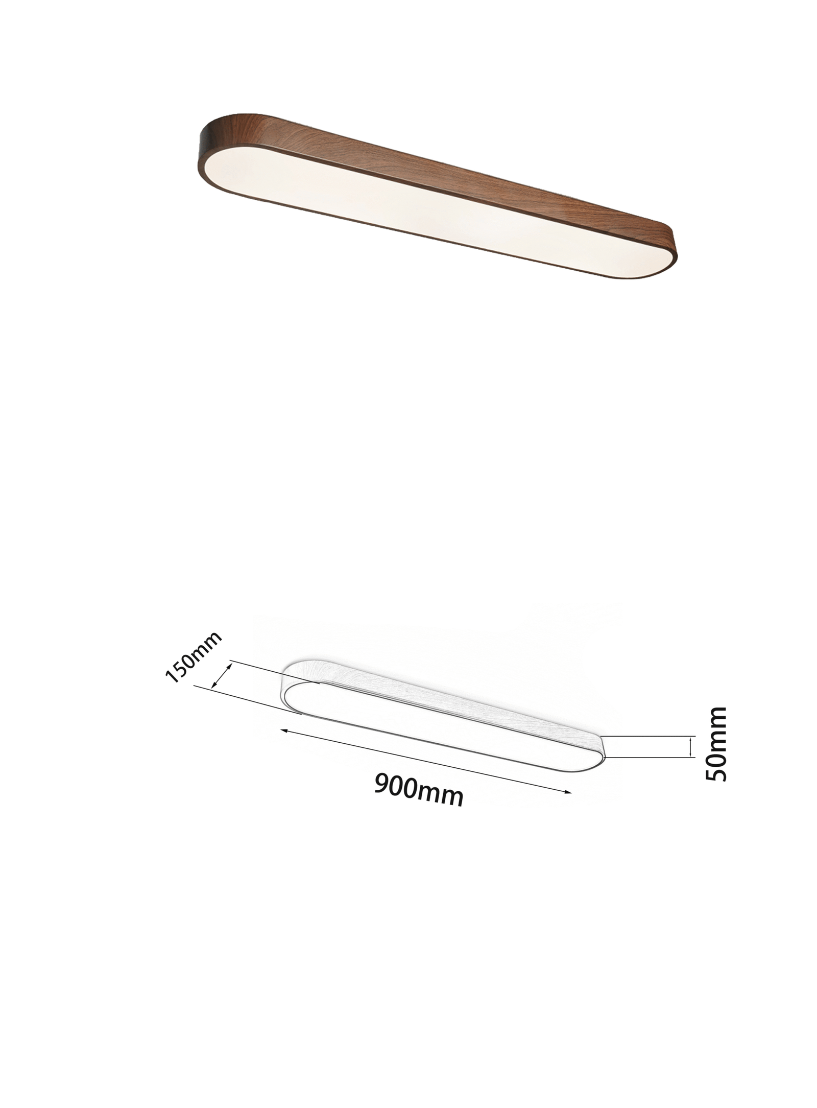 2025 New Chinese Minimalist Strip Ceiling Light for Hallways and Corridors - Image 3