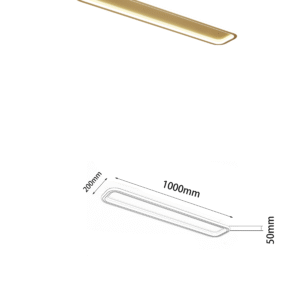 Modern minimalist long ceiling light for bedroom walk-in closet - Image 3