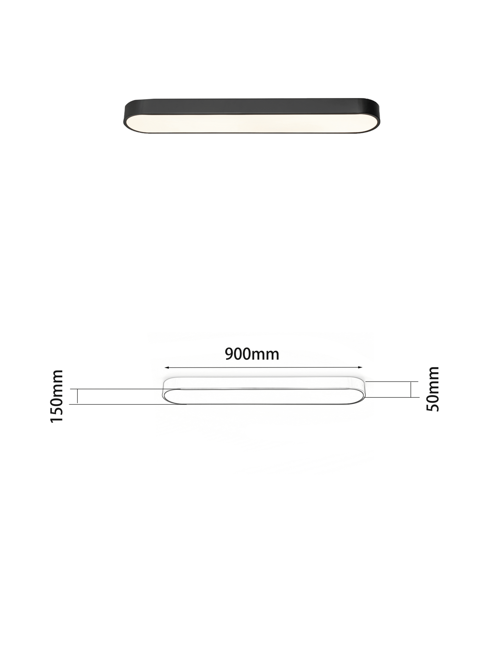 Ultra-thin, minimalist, seamless long corridor ceiling light - Image 3