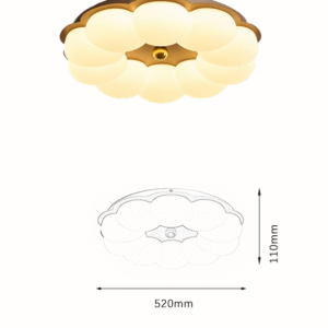 Buttercream-Style Master Bedroom Ceiling Light - Image 3