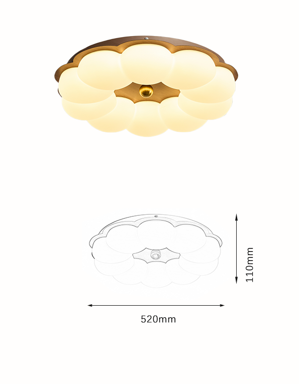 Buttercream-Style Master Bedroom Ceiling Light - Image 3