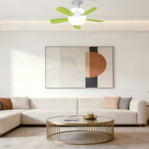 25W Fan with Light (6 Speed, 3000K-6500K) - 2.4G Remote Control Foldable Blade Fan Lamp