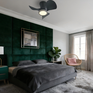 Modern 3-Blade Ceiling Fan Light (D56xH28cm) - Stylish Fan Lamp for Contemporary Interiors