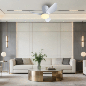 26-Inch 3-Blade Fan Light - 24W LED, 6-Speed Reversible with RGB & Night Mode