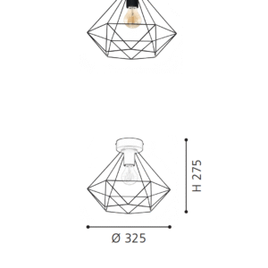 Vintage Pendant Light Industrial Black Chandelier Ceiling Lighting Fixture for Home - Image 2