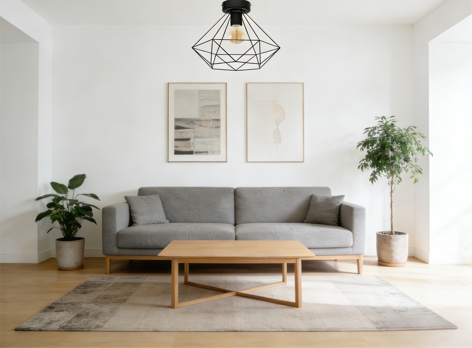 Vintage Pendant Light Industrial Black Chandelier Ceiling Lighting Fixture for Home - Image 1