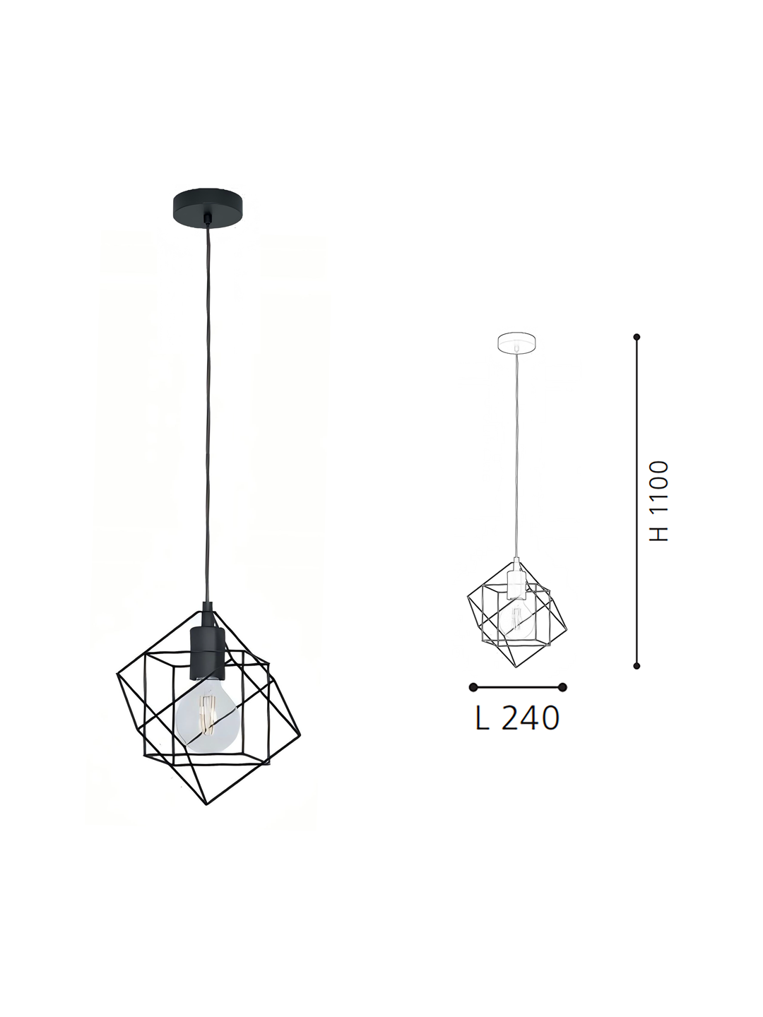 Custom Retro-style Ceiling Lamps Small Hexagonal Star Iron Cage Lighting Fixtures for Home Decor Chandeliers Pendant Lights - Image 2