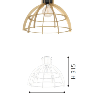 Gold & Black Geometric Ceiling Light - Modern Industrial Fixture for Home Office/Bedroom - Image 2