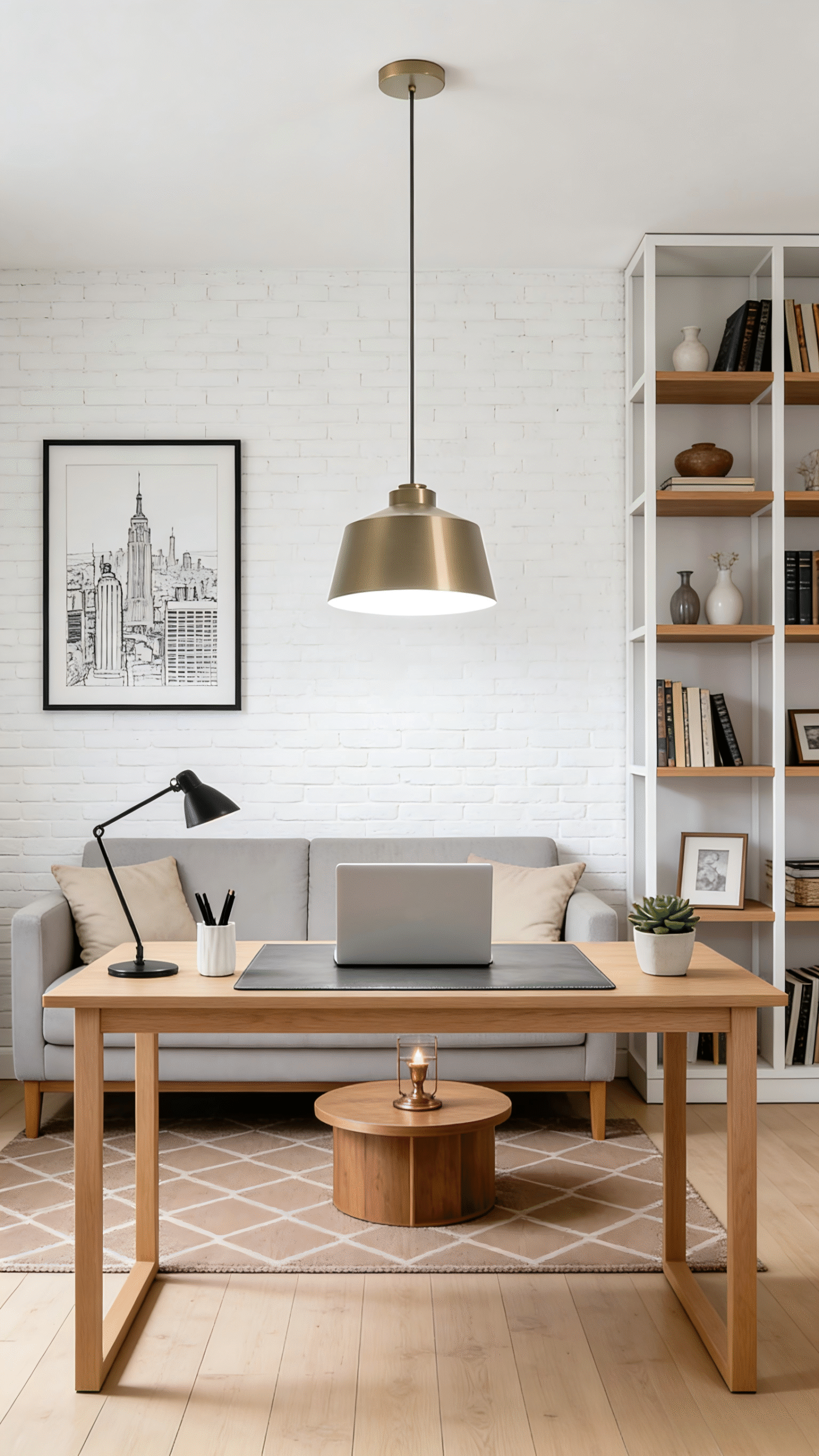 Pendant Light - Modern Industrial Hanging Lamp for Living Room/Workspace - Image 1