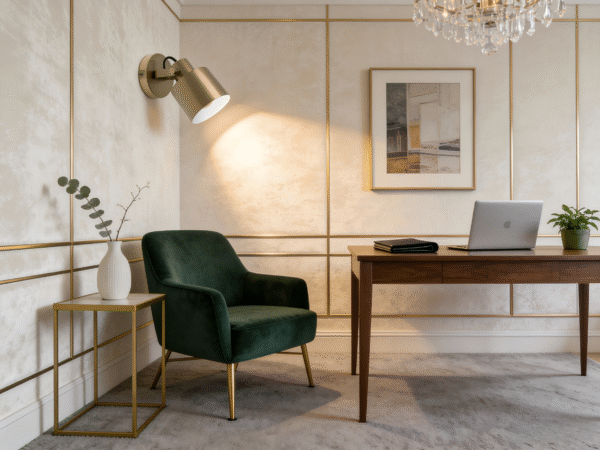 Wall Sconce - Modern Luxury Adjustable Wall Lamp for Home Office/Reading Nook