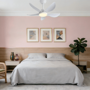 30-Inch 5-Blade Ceiling Fan Light - Dimmable 3000K-6500K LED, 6-Speed with RGB & Night Mode