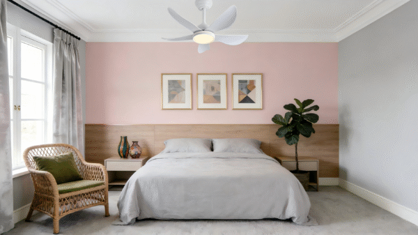 30-Inch 5-Blade Ceiling Fan Light - Dimmable 3000K-6500K LED, 6-Speed with RGB & Night Mode