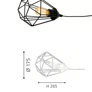 Geometric Steel Table Lamp - Industrial Desk Lighting for Contemporary Home Interiors - Image 2