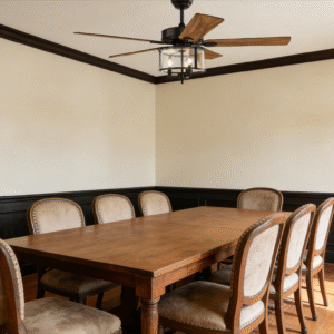 Frosted Glass 52-inch AC Motor Fan Light