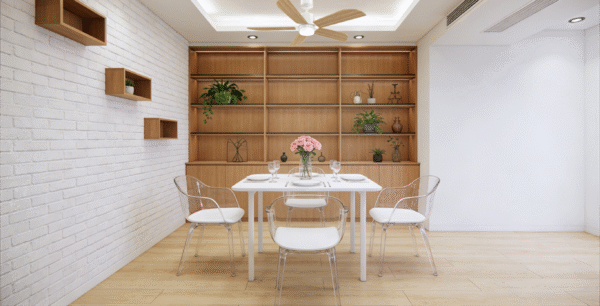 Rattan Style 52-inch DC Motor Fan Light