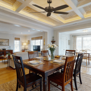 Multi-Color 5-Blade 52-inch AC Motor Fan Light