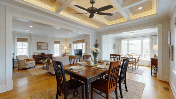 Multi-Color 5-Blade 52-inch AC Motor Fan Light