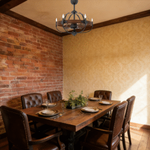 ORB Transparent Coffee Leaf 52-inch DC Motor Fan Light