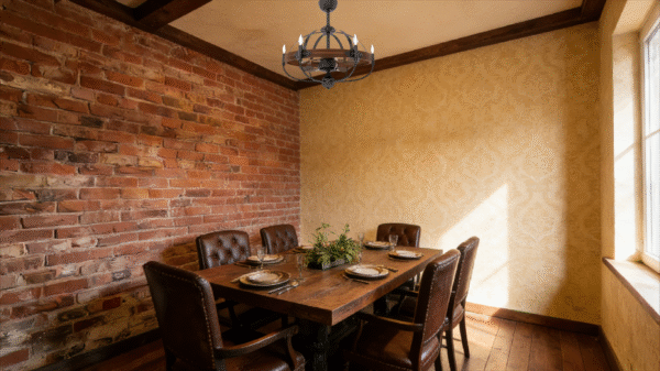 ORB Transparent Coffee Leaf 52-inch DC Motor Fan Light