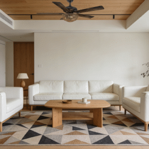 Distressed Walnut Leaf 52-inch AC Motor Fan Light