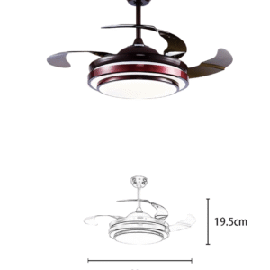 Silver Invisible Fan Light - Image 2