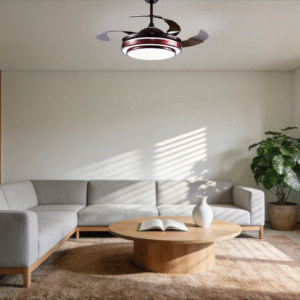 Silver Invisible Fan Light