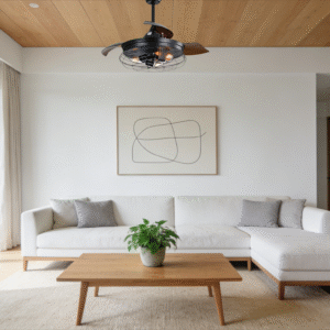 Industrial Mesh Fan Light