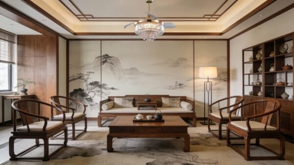 Crystal Luxury Fan Light