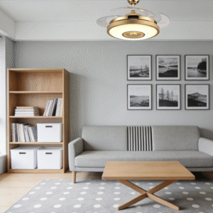 Gold Luxury Invisible Fan Light