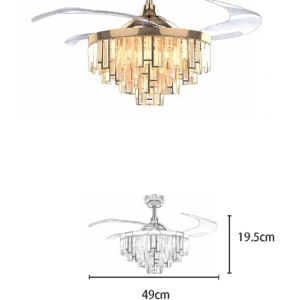Crystal European Fan Light - Image 2