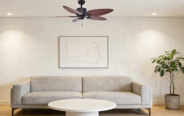 Red Leaf 52-inch DC Motor Fan Light