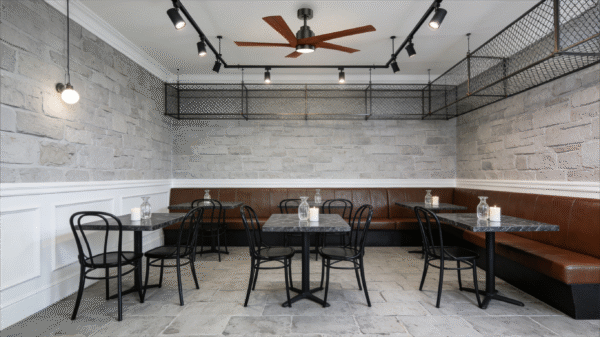 Minimalist Light Luxury 52-inch 5-Blade DC Motor Wooden Fan Light