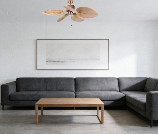 Palm Leaf 52-inch DC Motor Fan Light