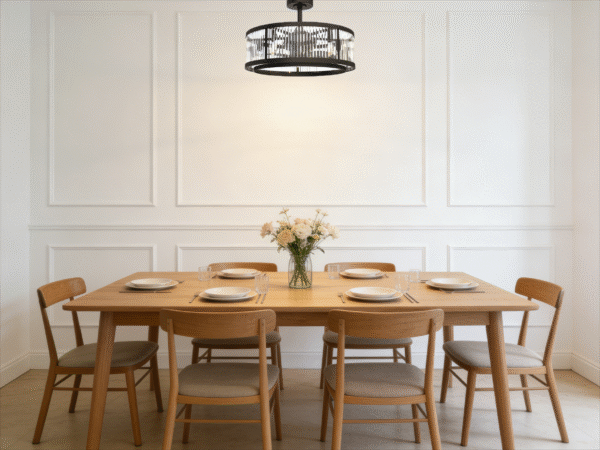 Light Luxury Crystal 23-inch DC Motor Fan Light