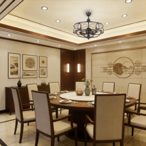 Industrial Retro 29-inch DC Motor Metal Frame Fan Light