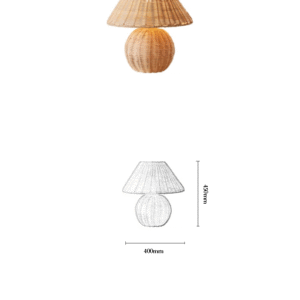 Natural Rattan Table Lamp - Image 2