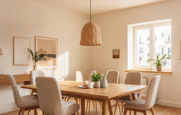 Rattan Honeycomb Bell Pendant Light