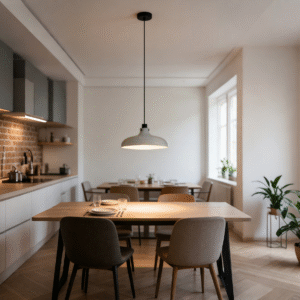 Modern Pendant Light - Understated Style, Functional Pendant Lamp for Living & Dining Spaces