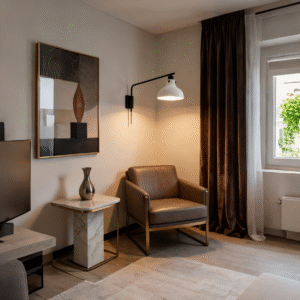 Minimalist Black-White Long-Arm Wall Lamp -  Functional Light for Bedrooms