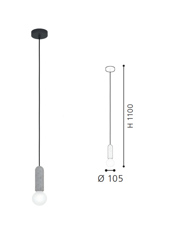 Minimalist Ball Pendant Light - Understated Style, Functional Ceiling Lamp for Living Areas