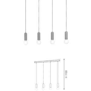 Minimalist 4-Head Ball Pendant Light - Understated Style, Functional Ceiling Lamp for Living Areas - Image 2