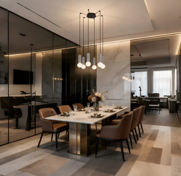 Minimalist Multi-Head Ball Pendant Light - Understated Style, Functional Ceiling Lamp for Living Areas