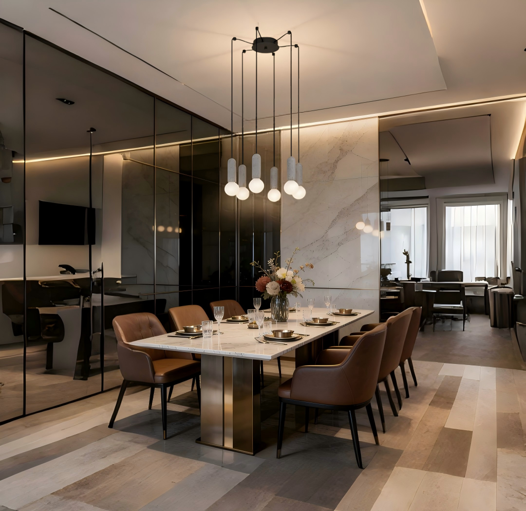 Minimalist Multi-Head Ball Pendant Light - Understated Style, Functional Ceiling Lamp for Living Areas - Image 1