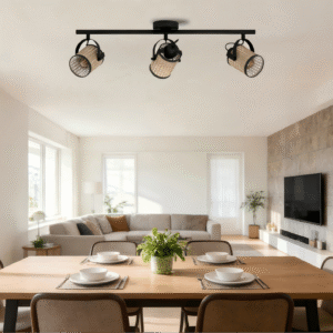 Minimalist 3-Head Natural Style  Ceiling light -  Decorative Lamp for Contemporary Rooms