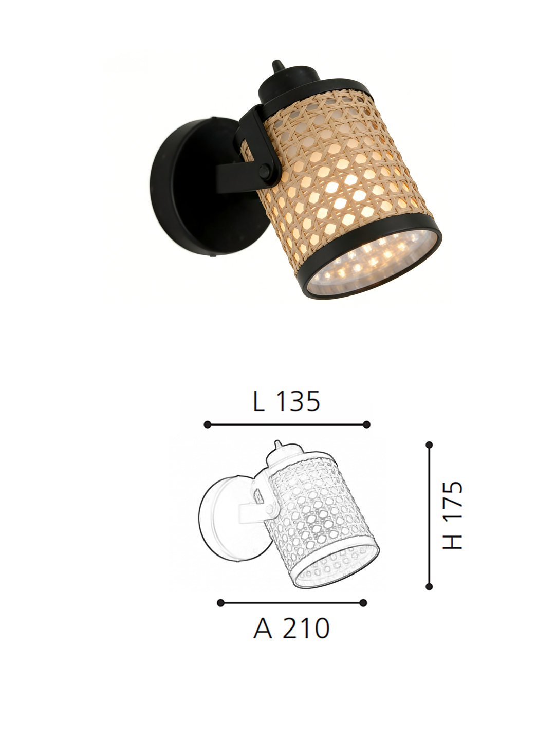 Minimalist Natural Style Wall light -  Decorative Lamp for Contemporary Rooms - Image 2