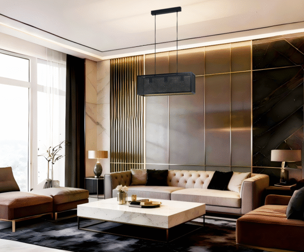 Perforated Strip Industrial Pendant Light Decorative Ceiling Lamp for  Contemporary Spaces