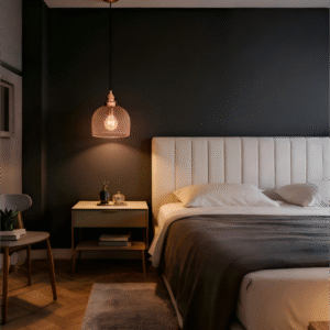 Copper Steel & Glass Pendant Light