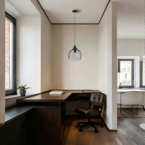 Copper Steel & Glass Pendant Light