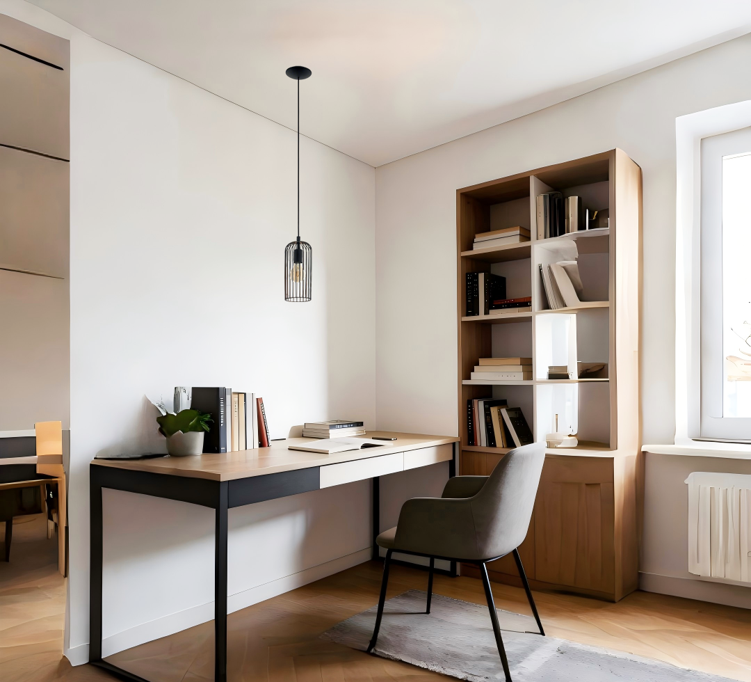 Black & Copper Steel Pendant Light - Image 1